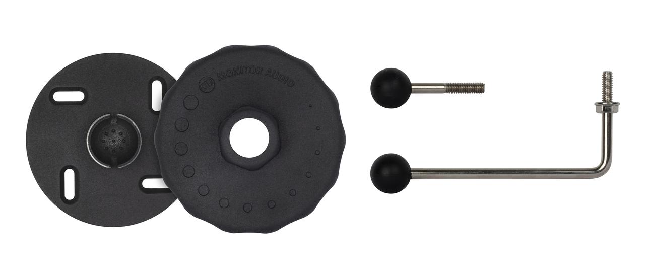 Soporte para satelitales Masm Mount Radius Bronze mass Monitor Audio soportes parlantes