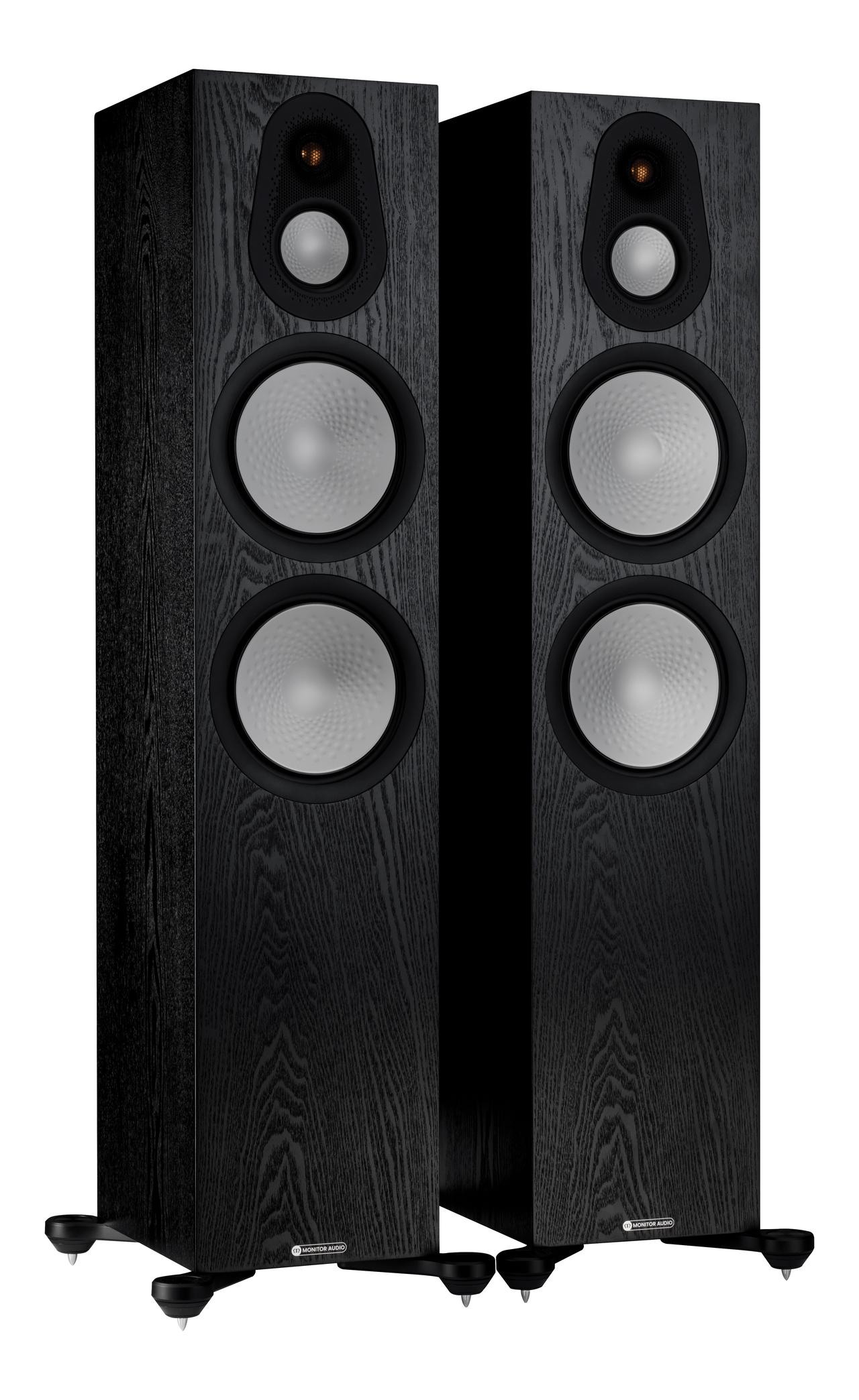 Parlantes Columnas Silver 500 Monitor Audio Black Oak