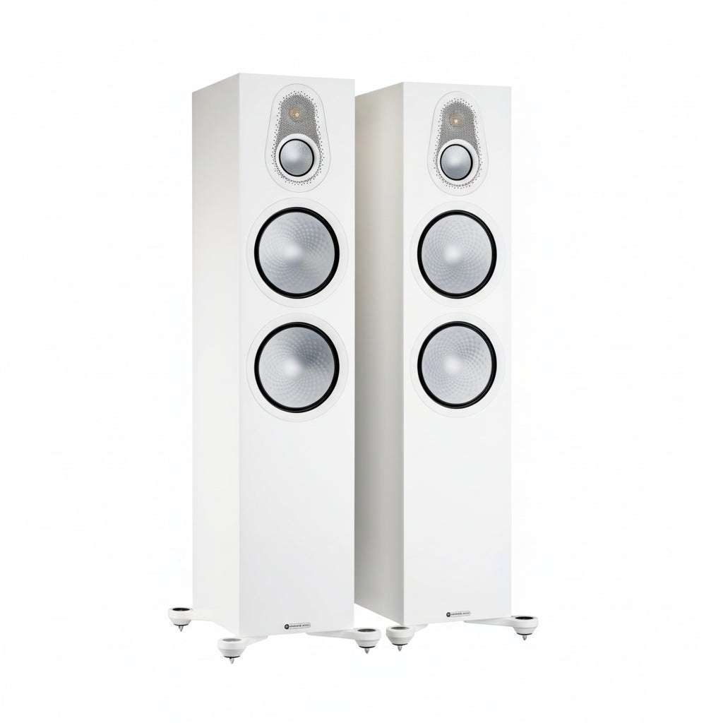 Parlantes Columnas Silver 500 Monitor Audio White