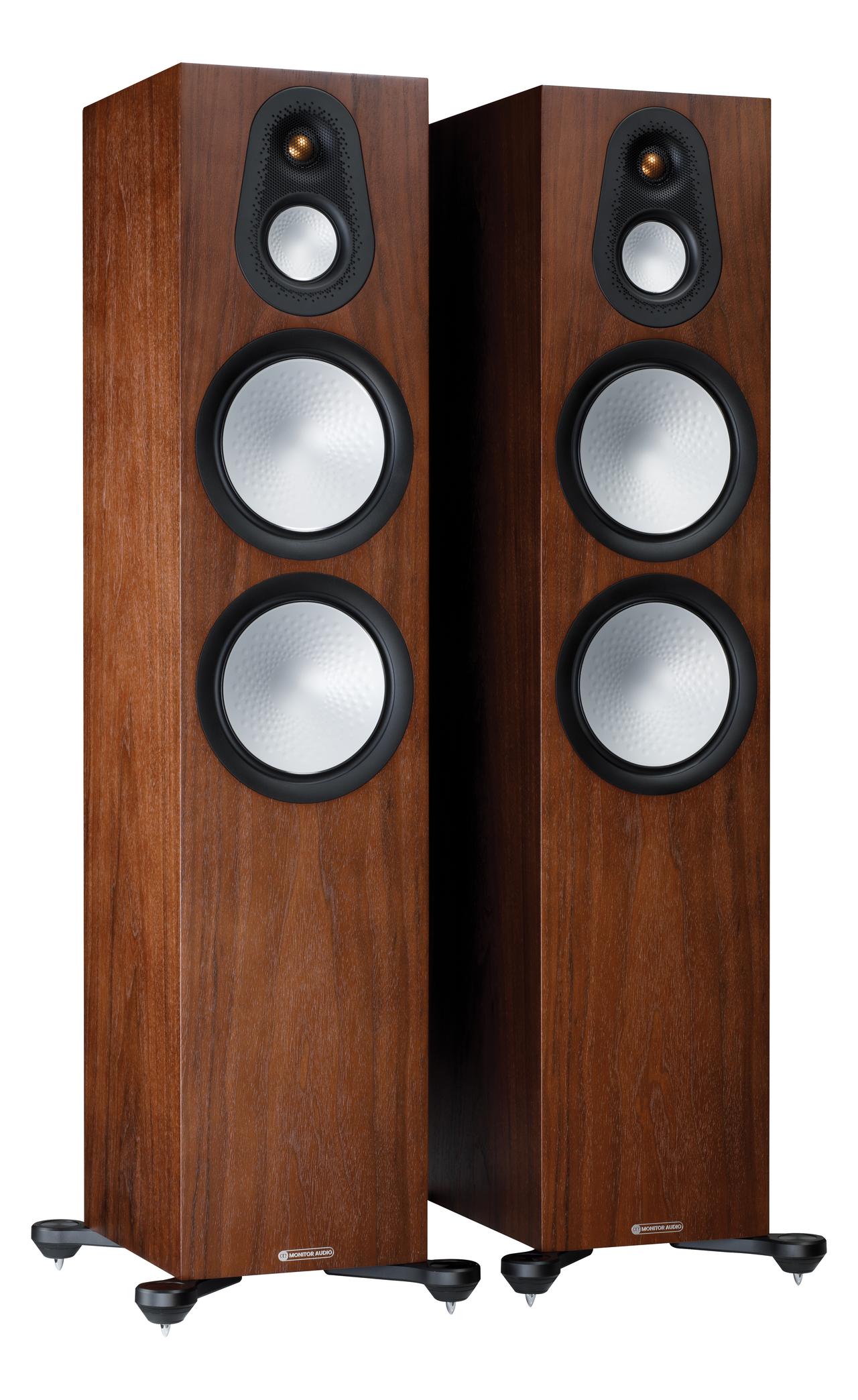 Parlantes Columnas Silver 500 Monitor Audio Walnut