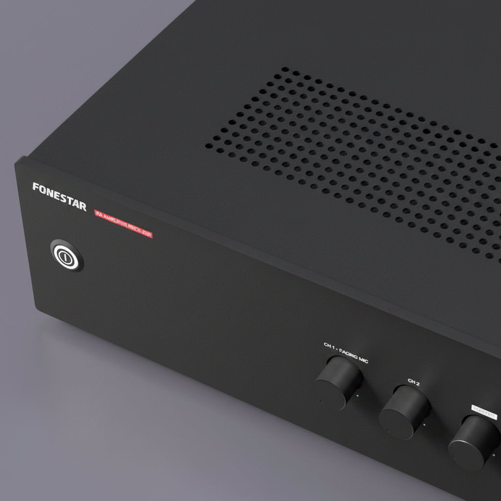 Amplificador de megafonía monozona PROX-60S Fonestar