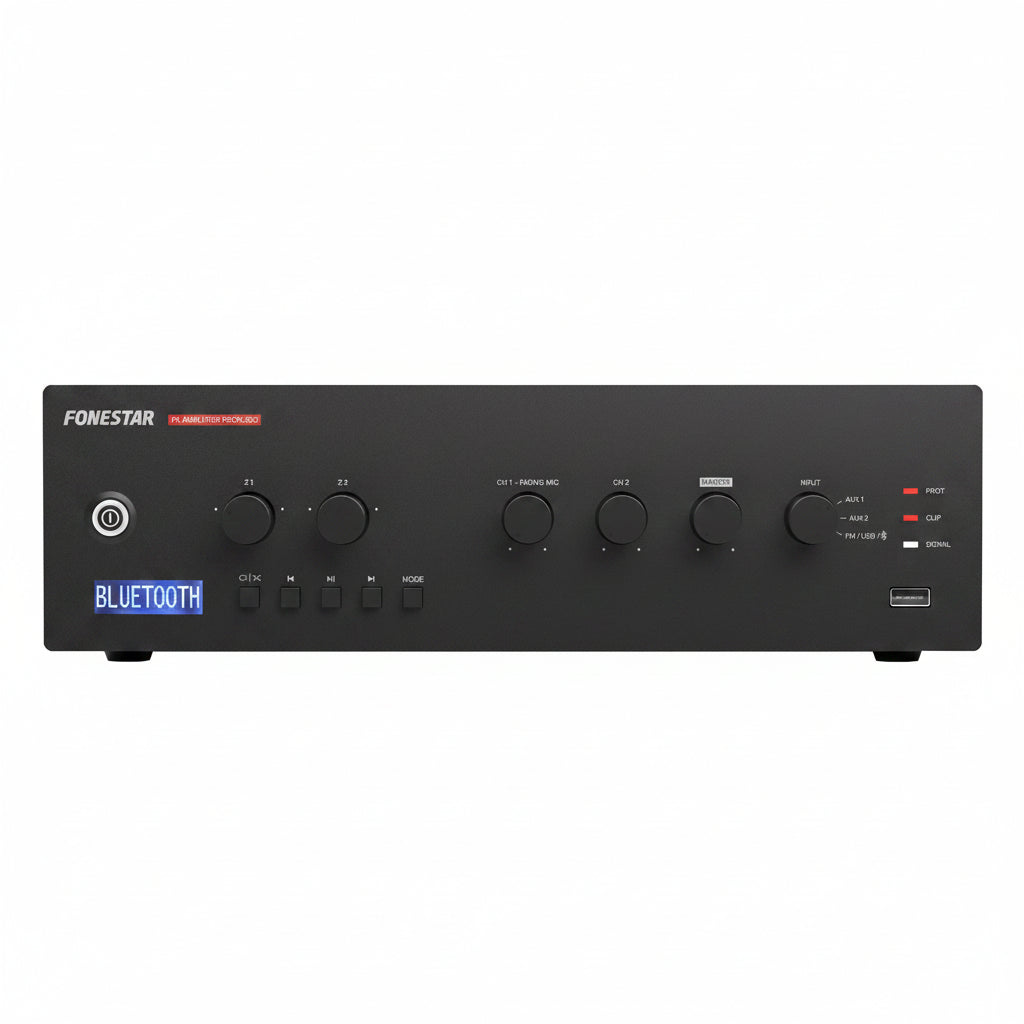 Amplificador de megafonía multizona PROX-60Z Fonestar
