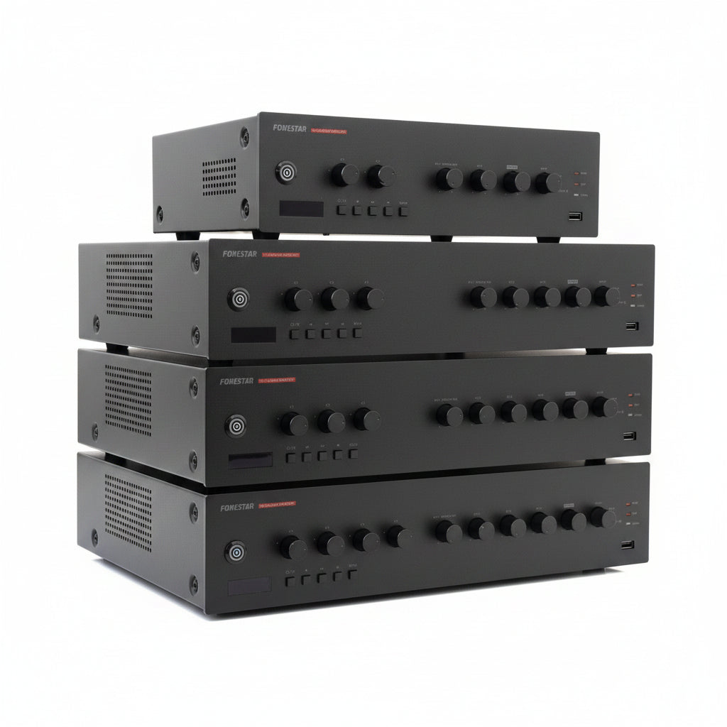 Amplificador de megafonía multizona PROX-60Z Fonestar