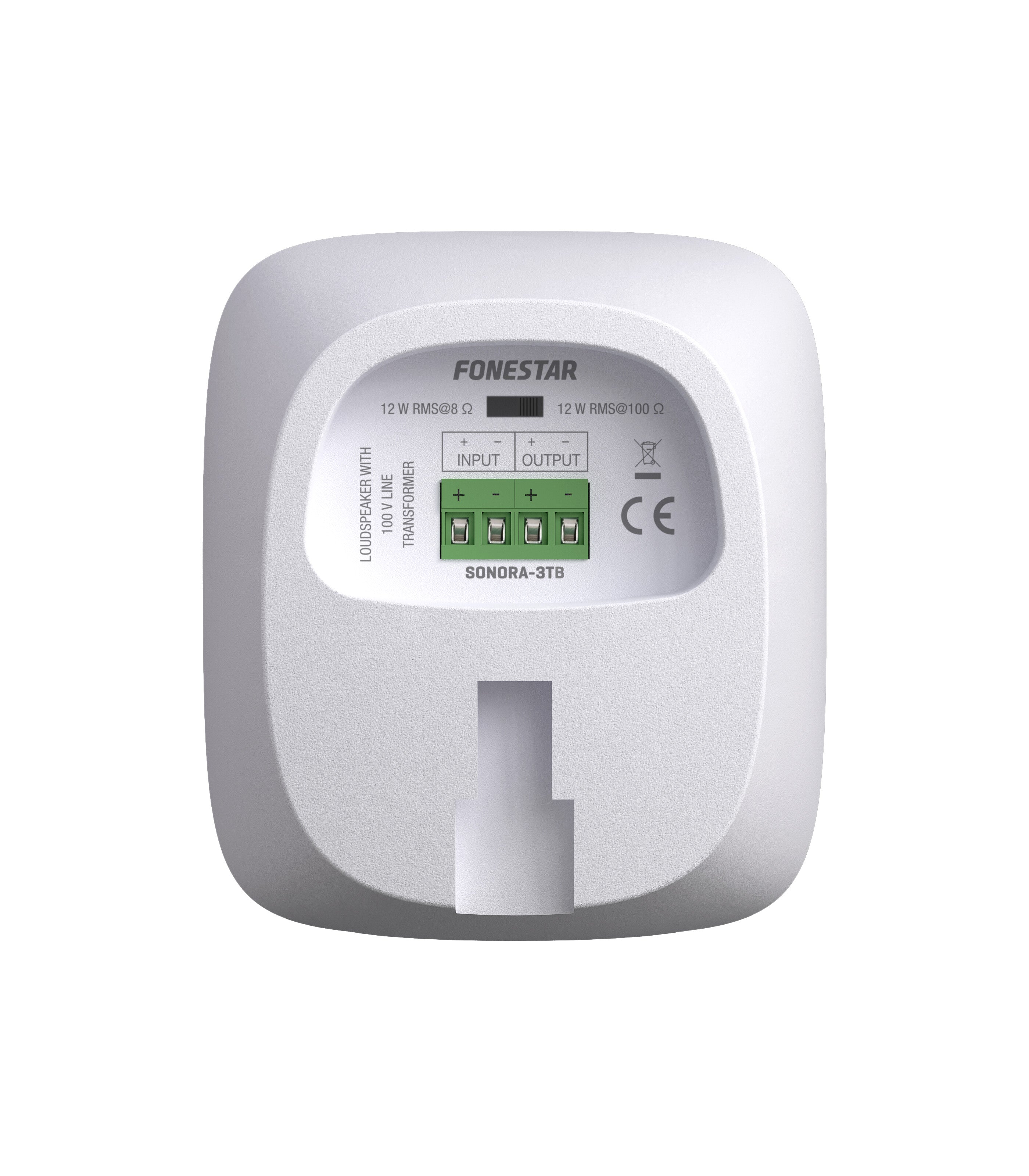Parlante de sonorización interior de linea 100v Sonora 3TB 4" 12w Fonestar (Unidad)