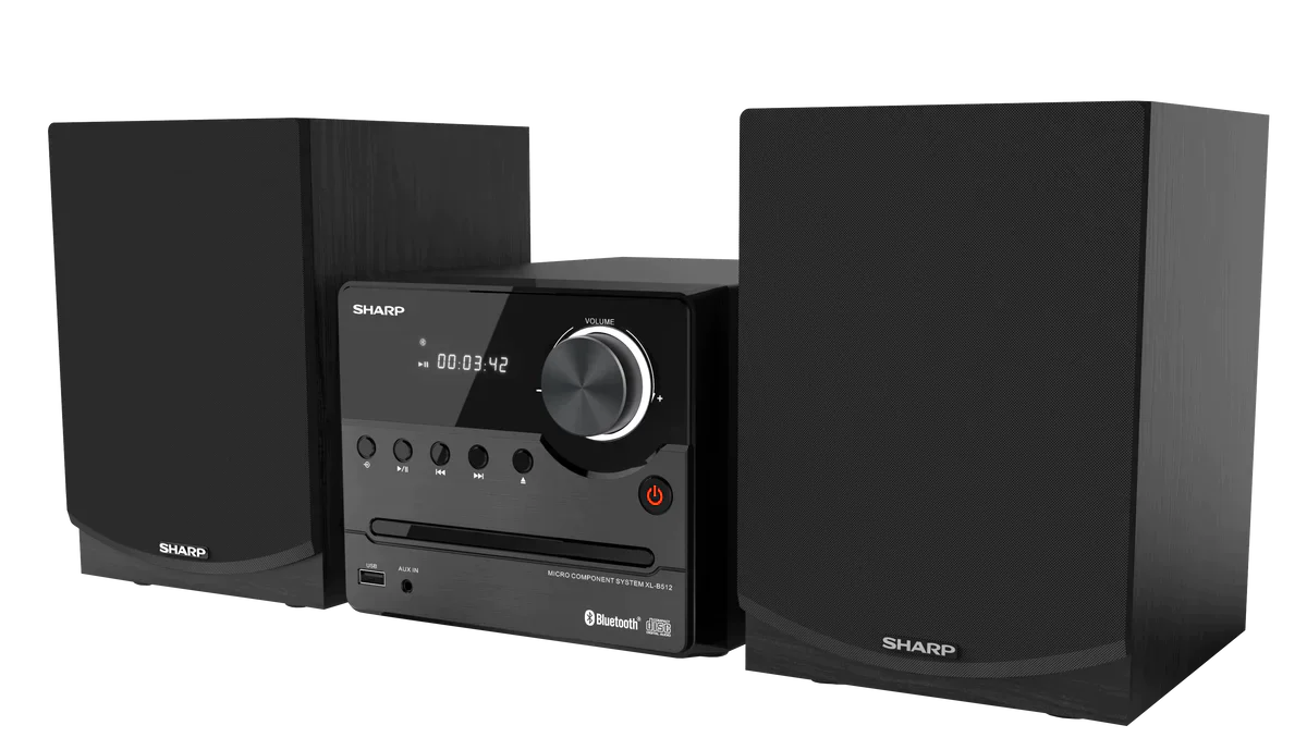 Microcomponente Sharp XL-B512 CD-Player USB Bluetooth Radio FM microcomponente
