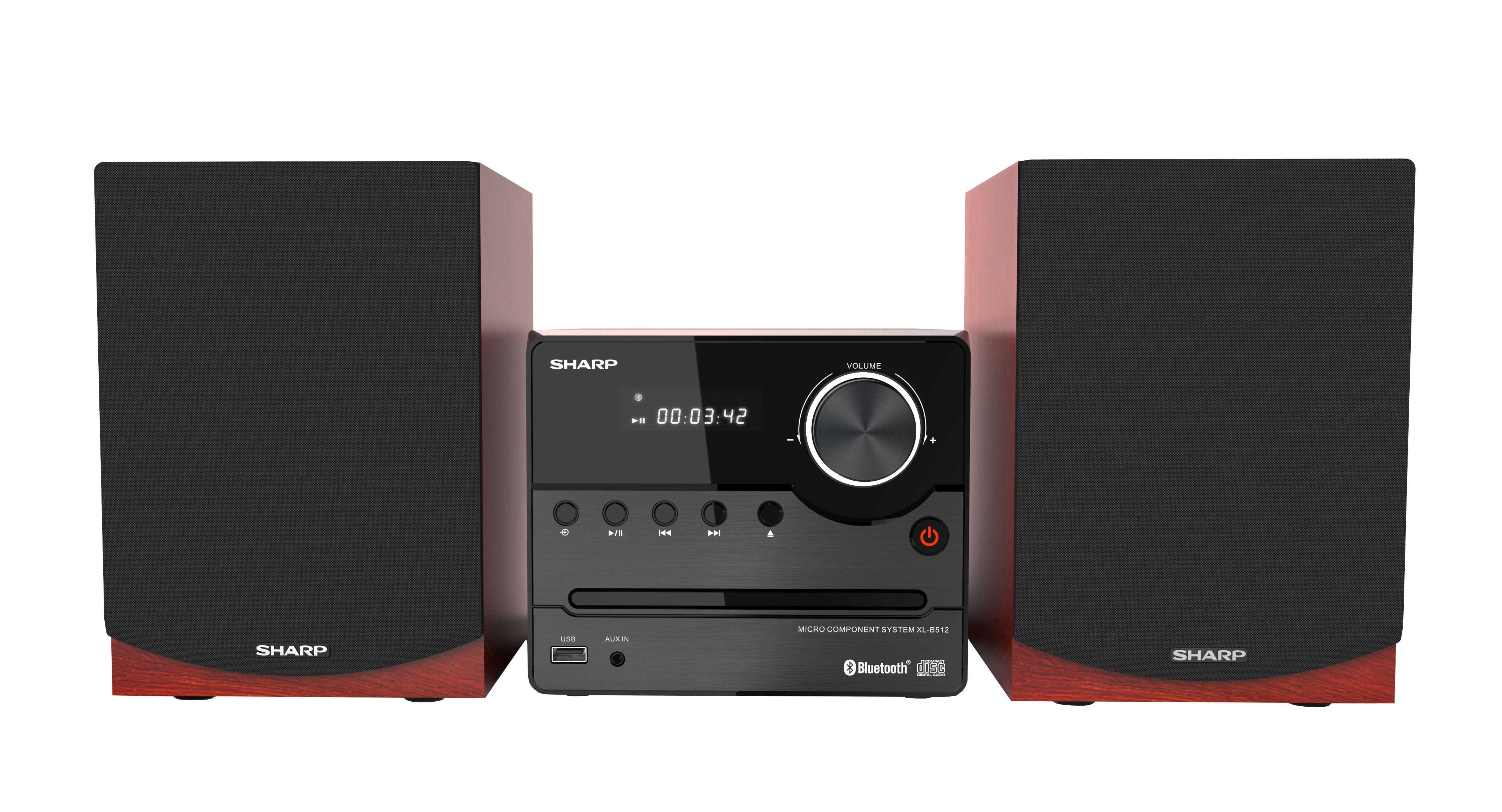 (Usado) Microcomponente Sharp XL-B512 CD-Player USB Bluetooth Radio FM