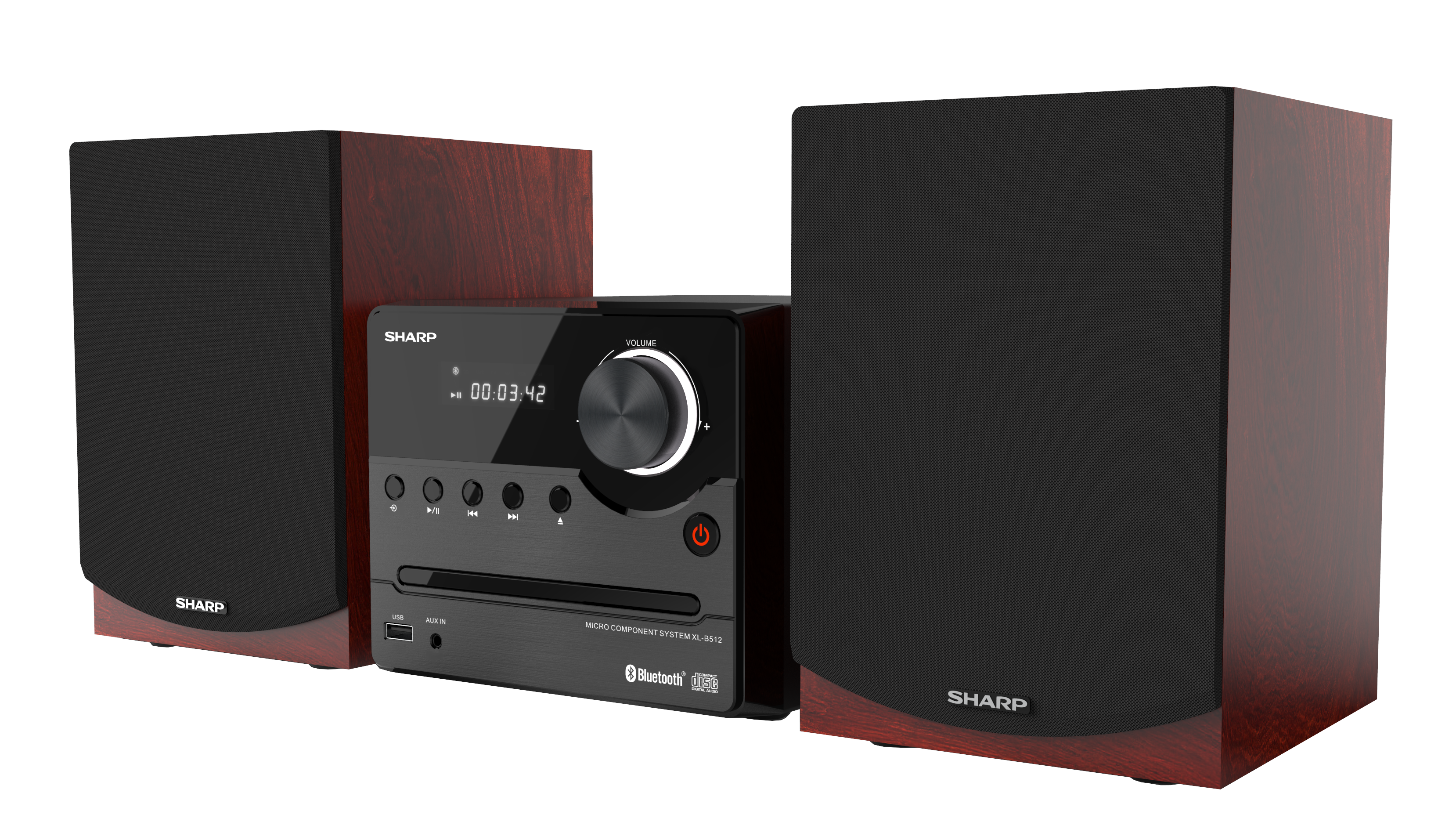 Microcomponente Sharp XL-B512 CD-Player USB Bluetooth Radio FM microcomponente
