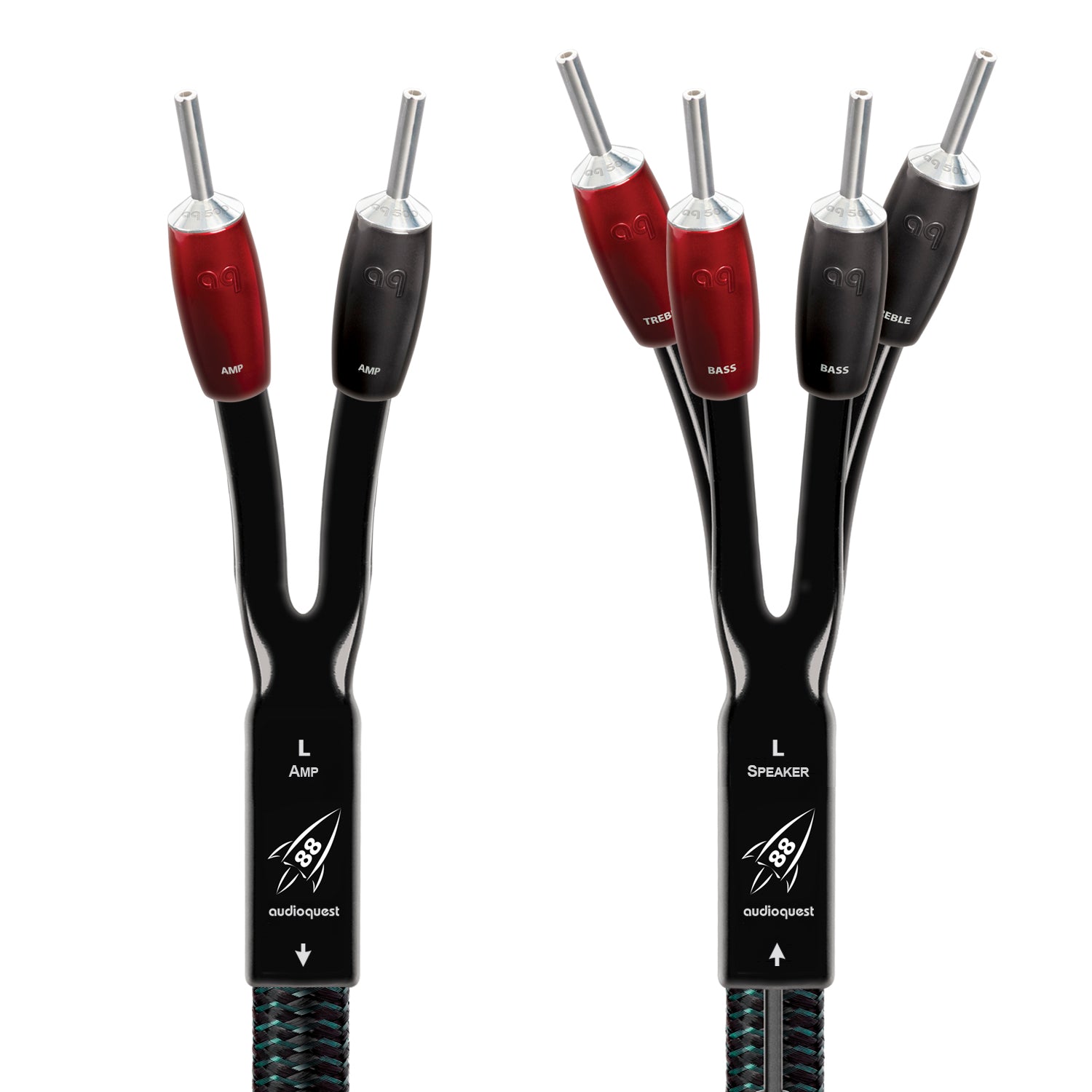 Cable Armado Para Parlantes Bi-Wire Rocket 88 AudioQuest