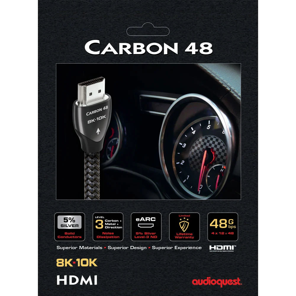 Cable HDMI Carbon 48gbps 8K/10K  eARC