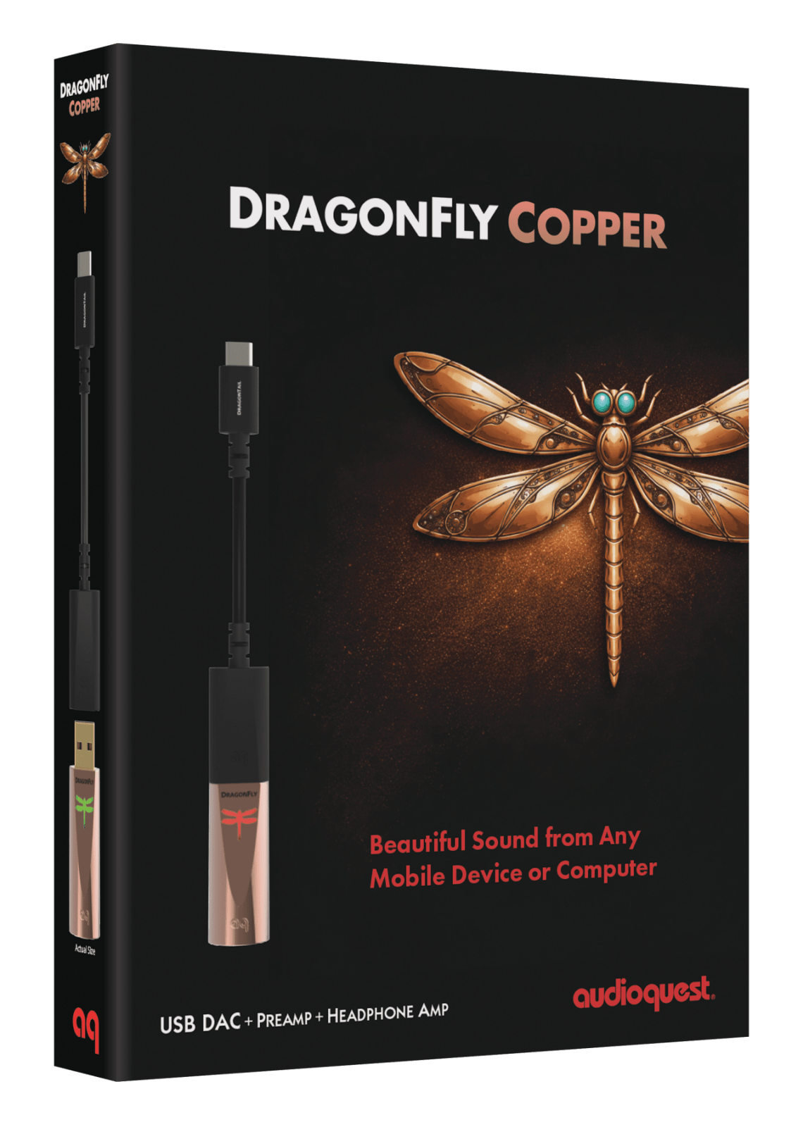 AudioQuest DragonFly Copper caja del producto