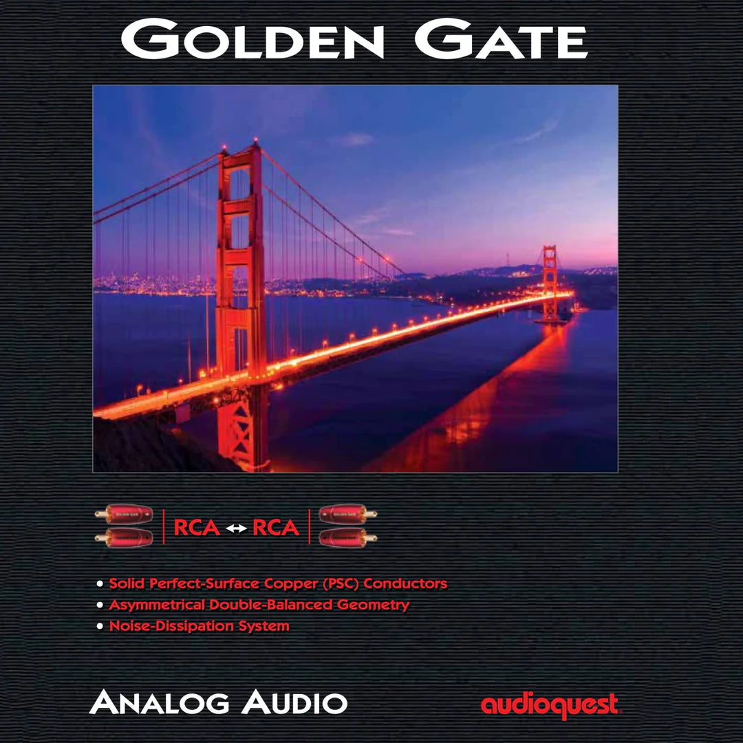 Cable Golden Gate RCA-RCA Audioquest