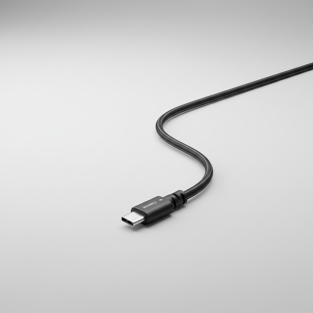 Cable AudioQuest Carbon - ambas puntas visibles, sin círculo