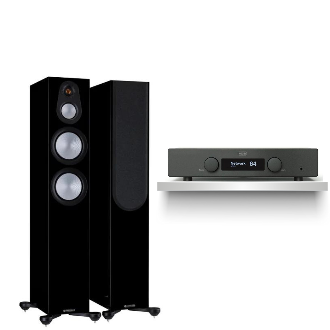 Kit HiFi Columnas Silver 300 + Amplificador Integrado H120 Hegel