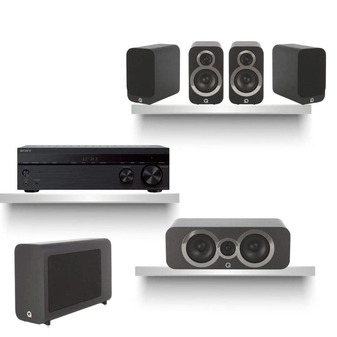 Kit Cine Sony 5.1 STR-DH590 + Serie 3000i Q Acoustics