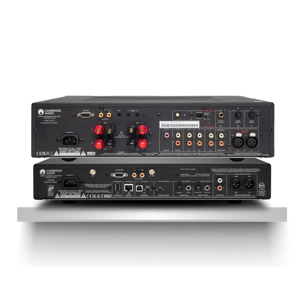 Kit CX Network Player CXN100 + Amplificador Integrado CXA81 MkII Cambridge Audio Kit