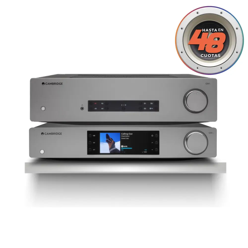 Kit CX Network Player CXN100 + Amplificador Integrado CXA81 MkII Cambridge Audio Kit