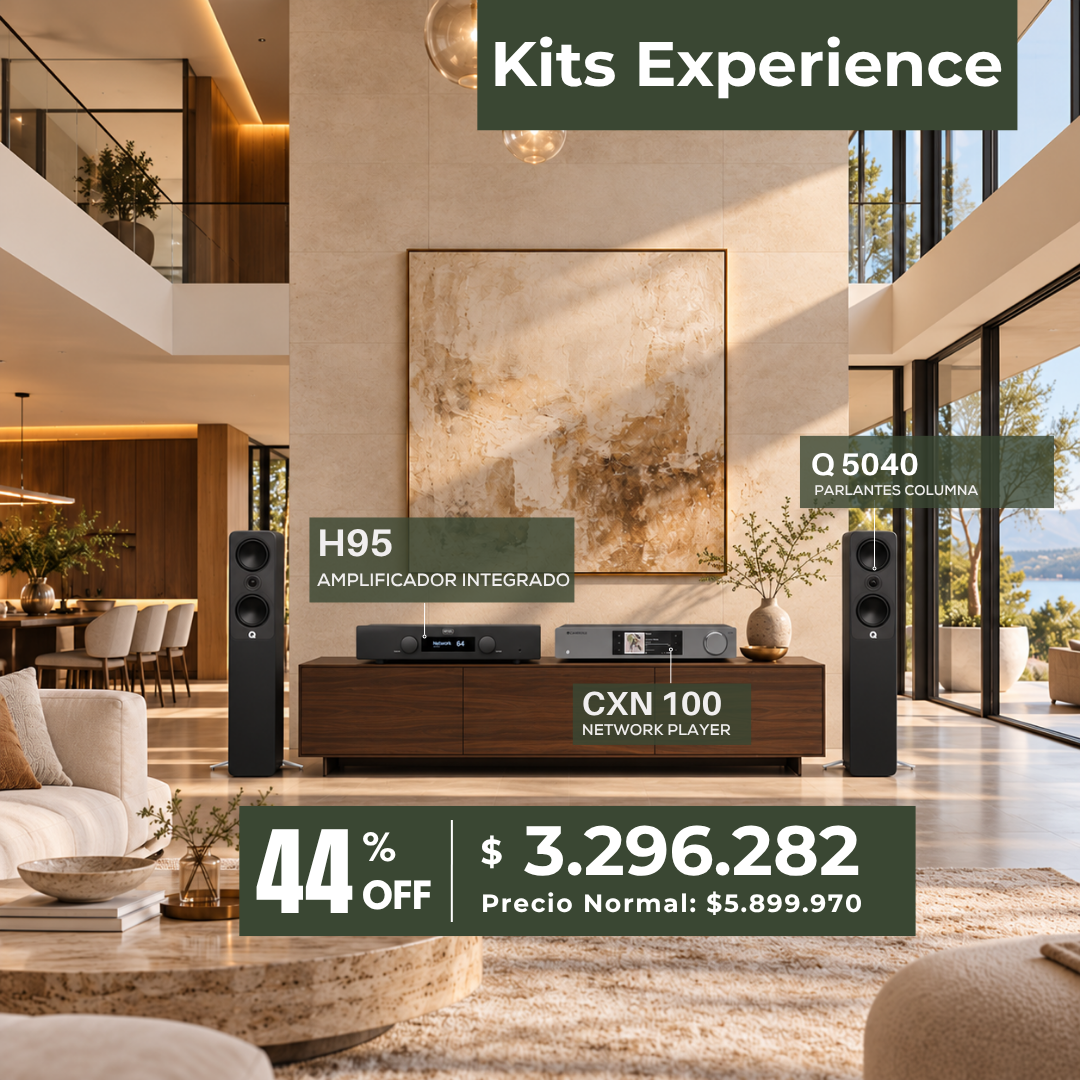 Kit Estéreo Cambridge CXN100 SE + Hegel H95 + Q Acoustics 5040 (PAR)