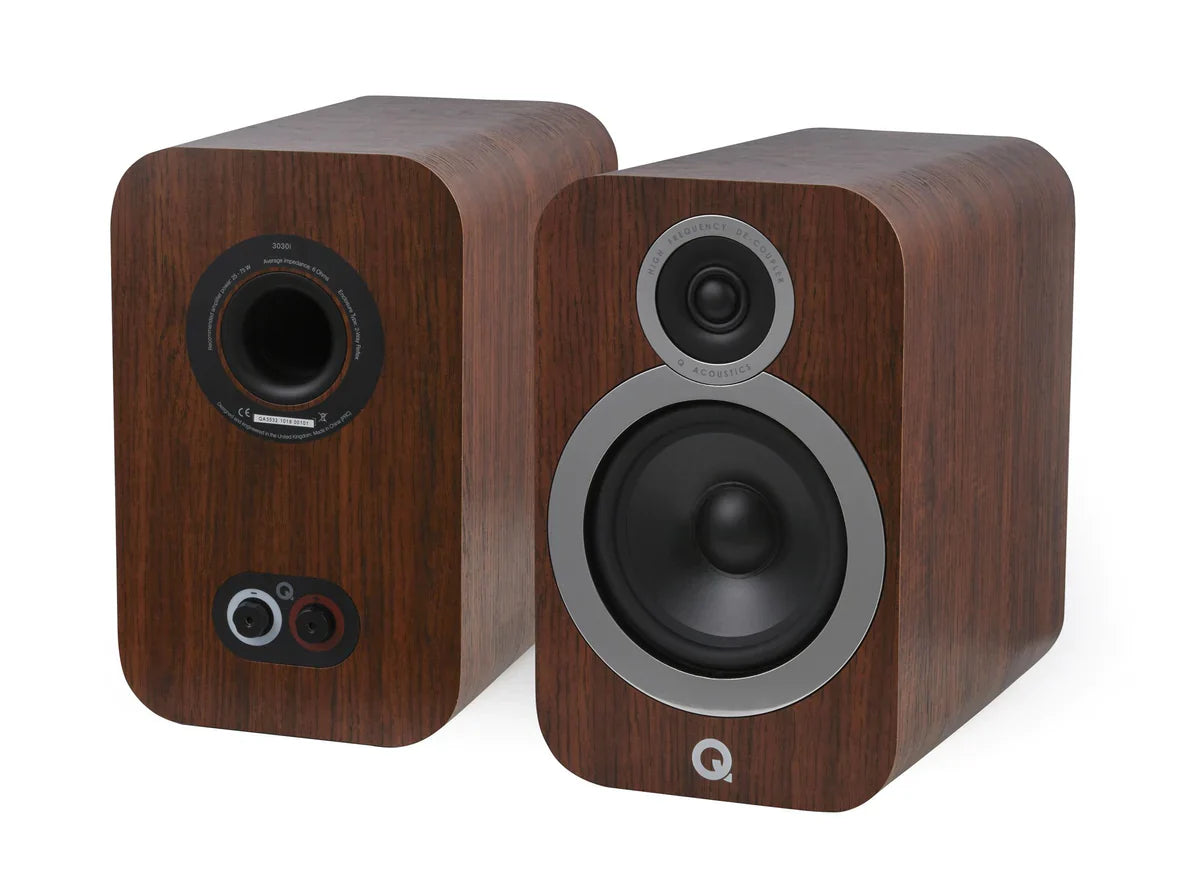 Parlantes Bookshelf Q3030i Q Acoustics Walnut (Nogal) Bookshelf