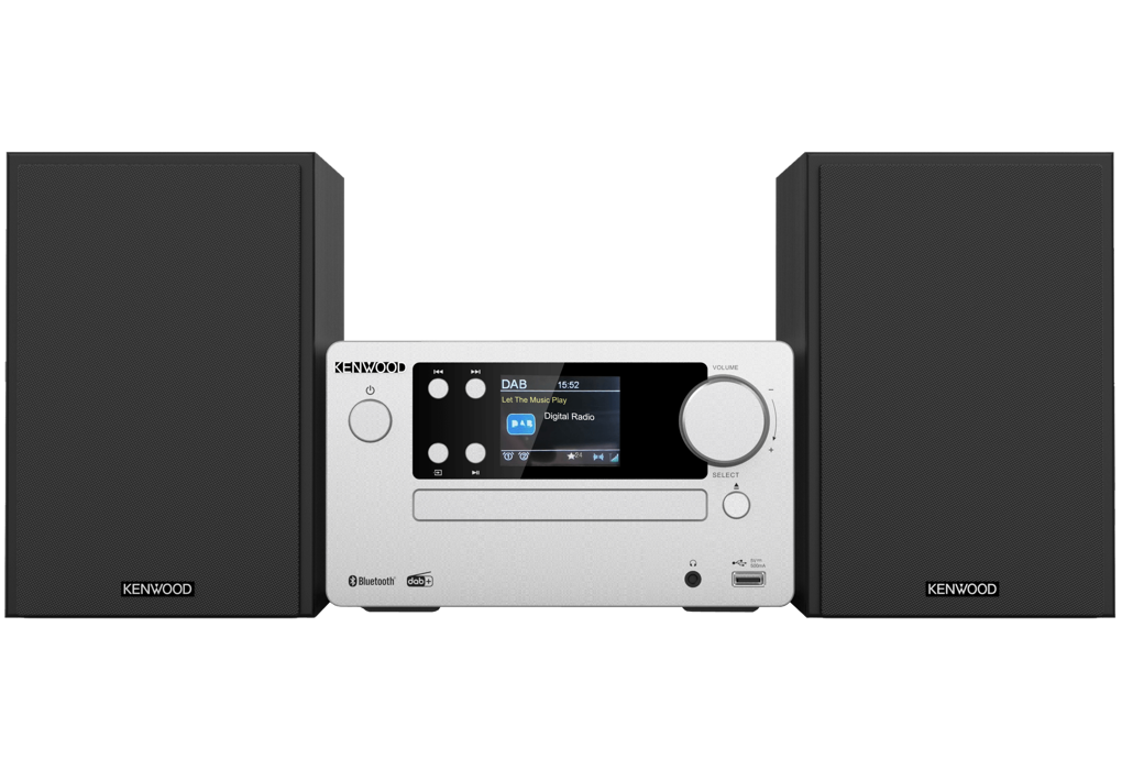 Microcomponente Kenwood M-725DAB CD-Player, USB, Bluetooth, Radio FM