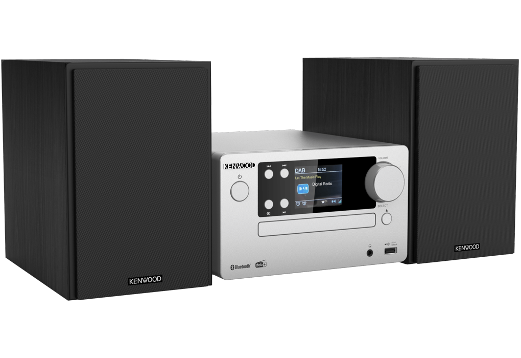 Microcomponente Kenwood M-725DAB CD-Player, USB, Bluetooth, Radio FM