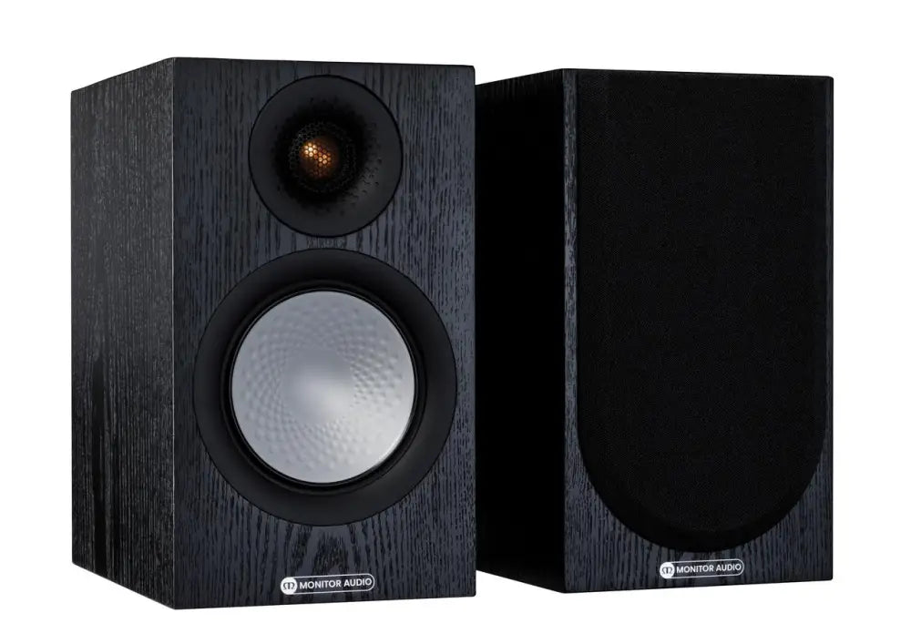 Parlantes Bookshelf Silver 50 Monitor Audio Black Oak