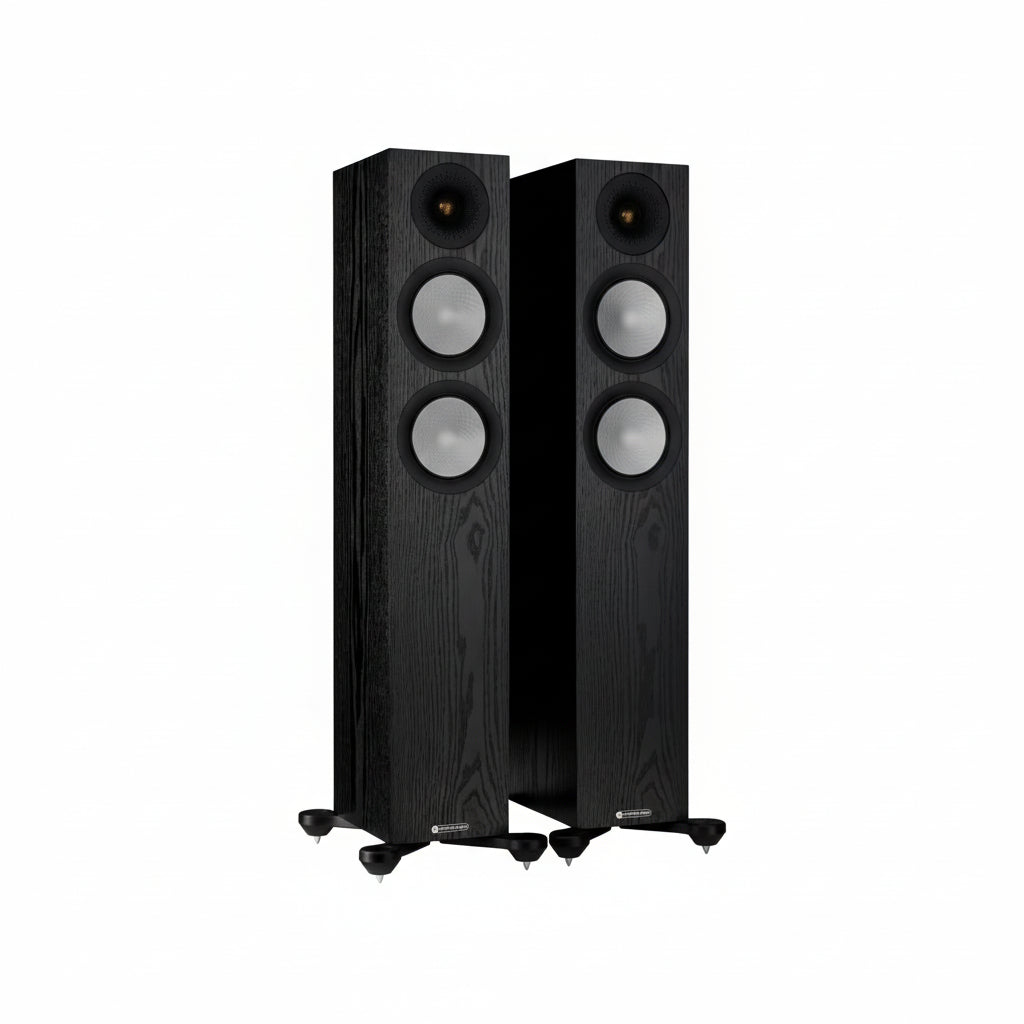 Parlantes Columnas Silver 200 Monitor Audio Black Oak