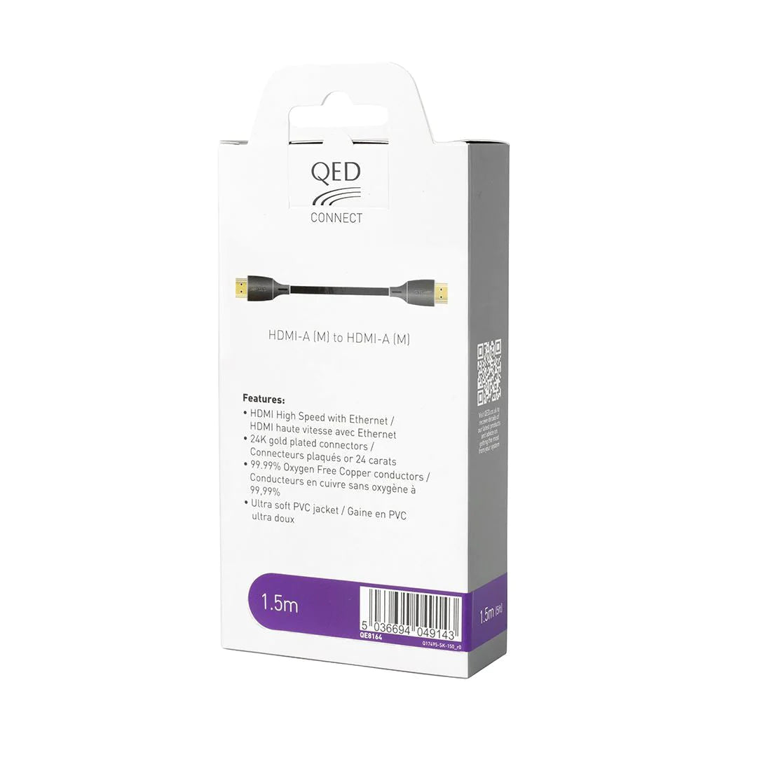 Cable HDMI QED Connect 4k 18gb 2.0