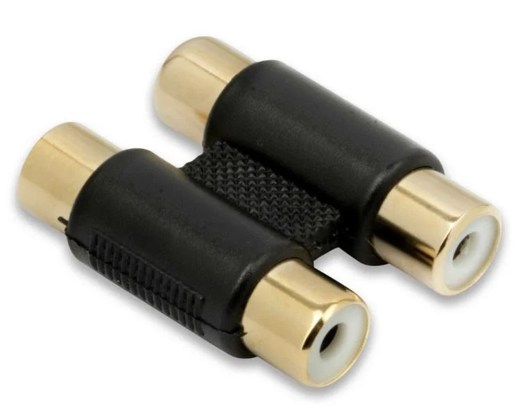 Adaptador QED Connect RCA-RCA HEMBRA (F-F)