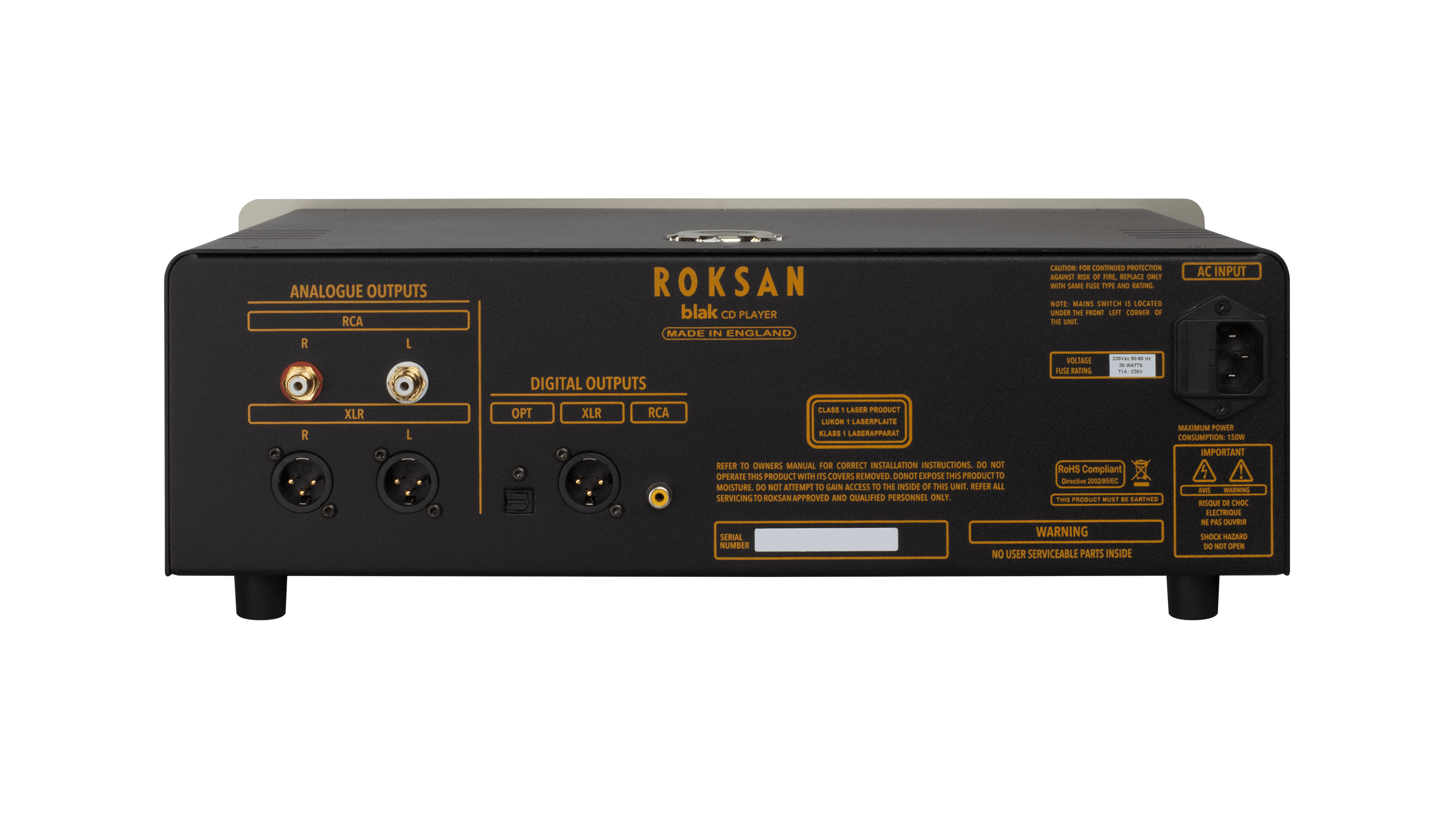 (EXHIBICION) CD Player Blak Roksan