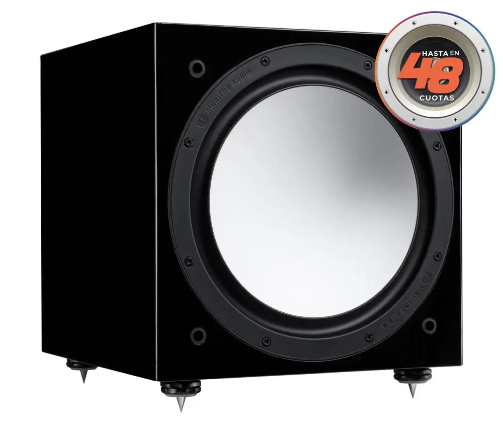 Subwoofer Silver W12 6G Monitor Audio Negro Lacado Subwooder