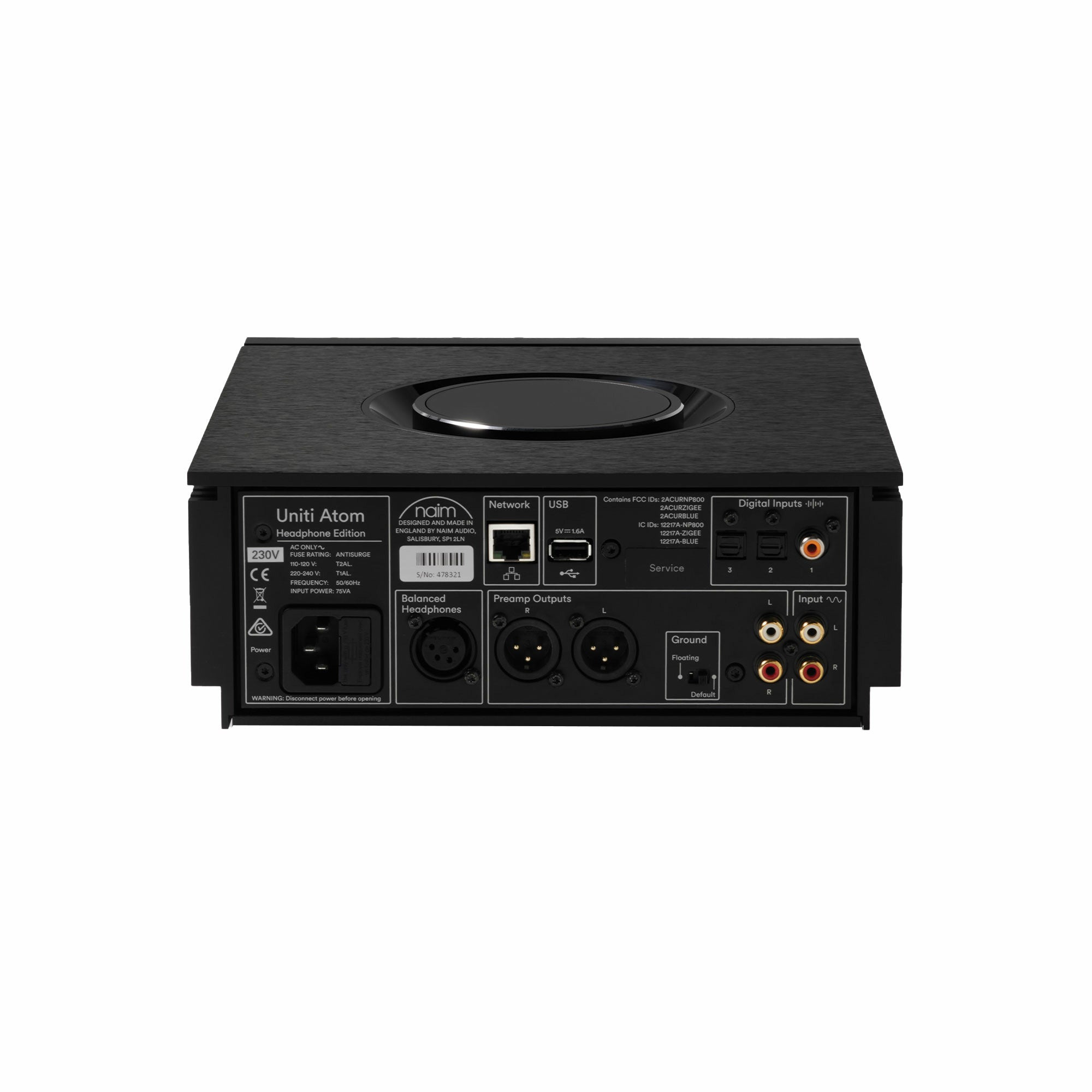 Uniti Atom Amplificador Streaming para Audífonos Naim