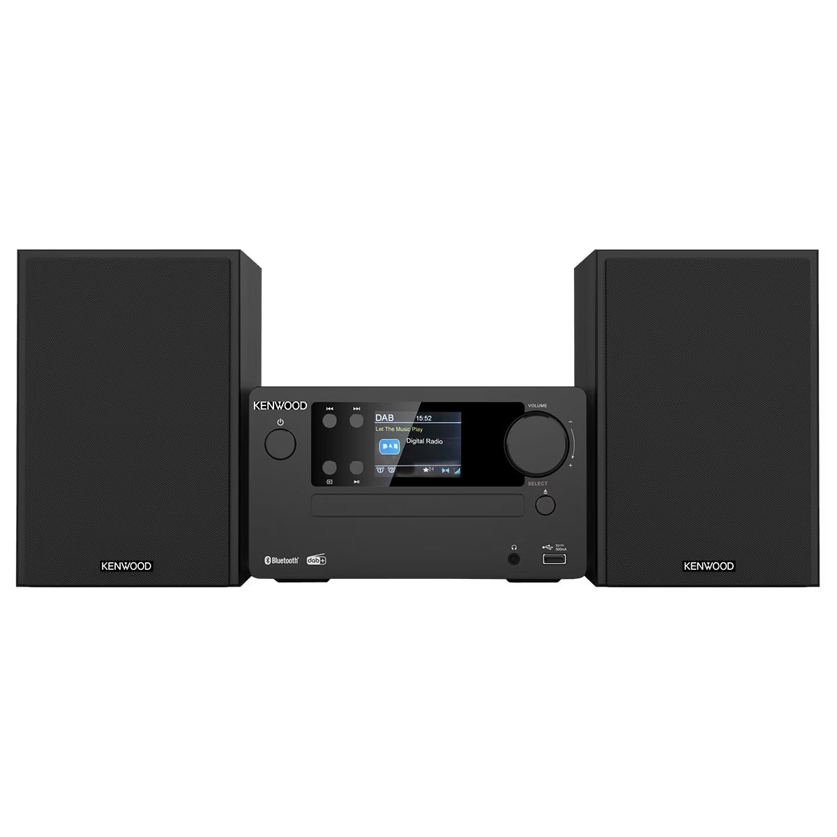 Microcomponente Kenwood M-725DAB CD-Player, USB, Bluetooth, Radio FM