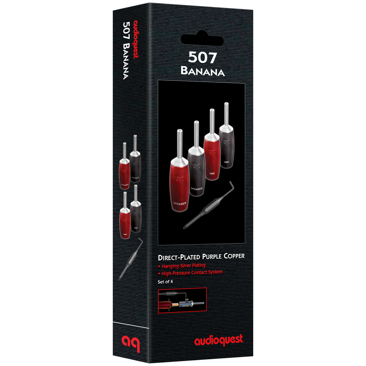 Bananas SureGrip 507 Silver Audioquest