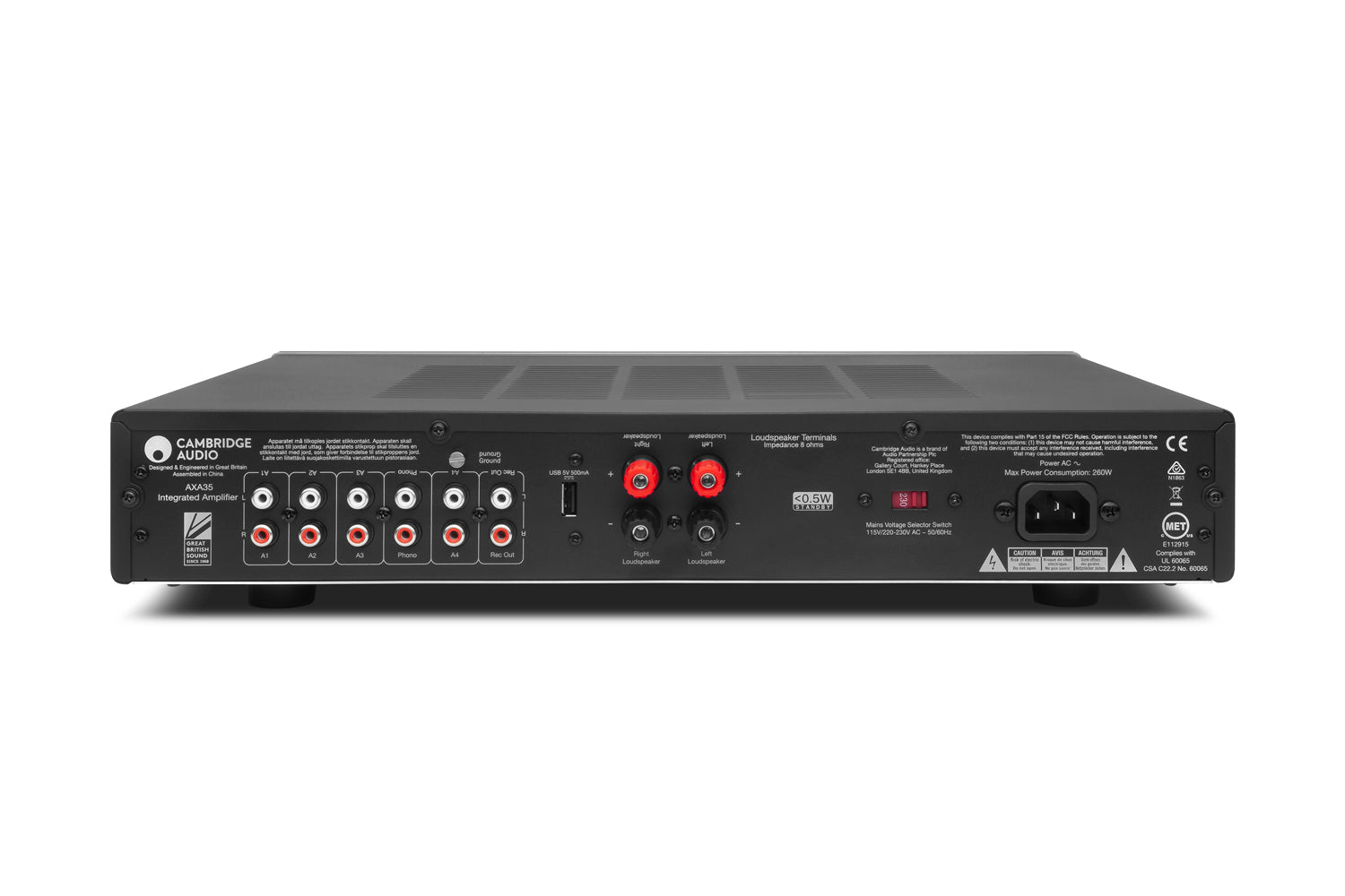 Amplificador Integrado AXA35 Cambridge Audio