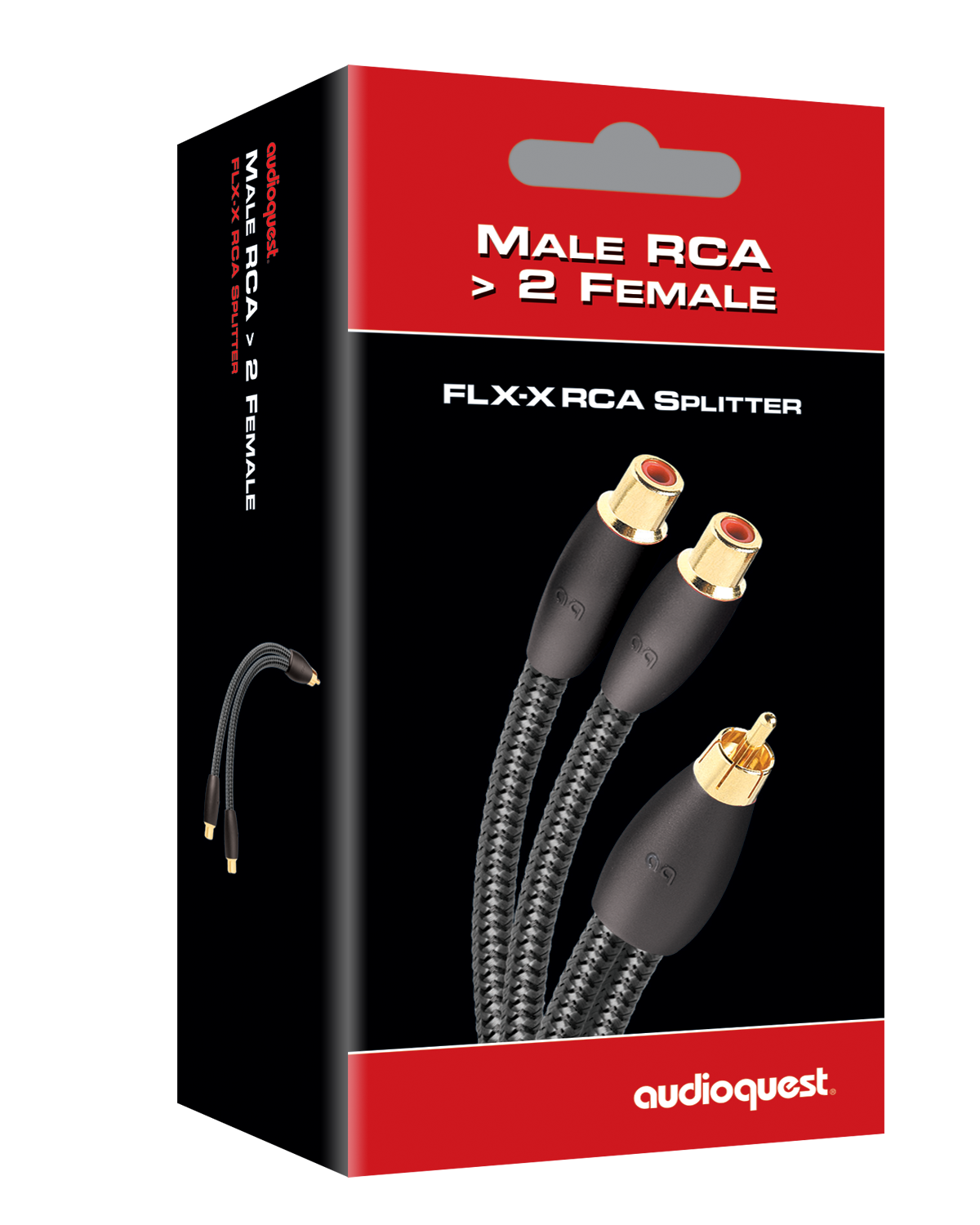 Convertidor FLX-X RCA (Macho - 2 Hembras)