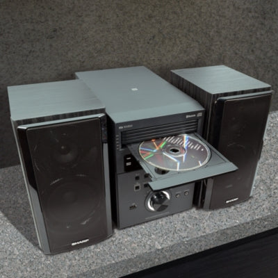 Microcomponente Sharp SH-XL-BH250 CD-Player 5 Disco USB Bluetooth NFC Radio AM/FM