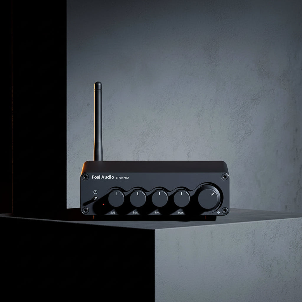 Amplificador Bluetooth HiFi 2.1 Fosi Audio BT30D Pro para Altavoces Pasivos y Subwoofer