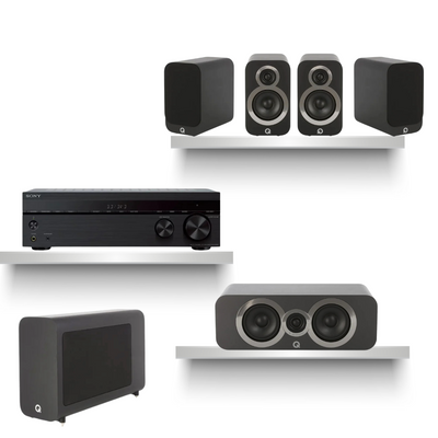 Kit Cine Sony 5.1 STR-DH590 + Serie 3000i Q Acoustics
