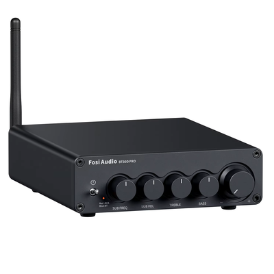 Amplificador Bluetooth HiFi 2.1 Fosi Audio BT30D Pro para Altavoces Pasivos y Subwoofer