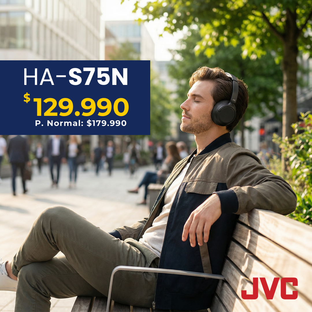 JVC Audífonos HA-S75N Con Cancelación De Ruido