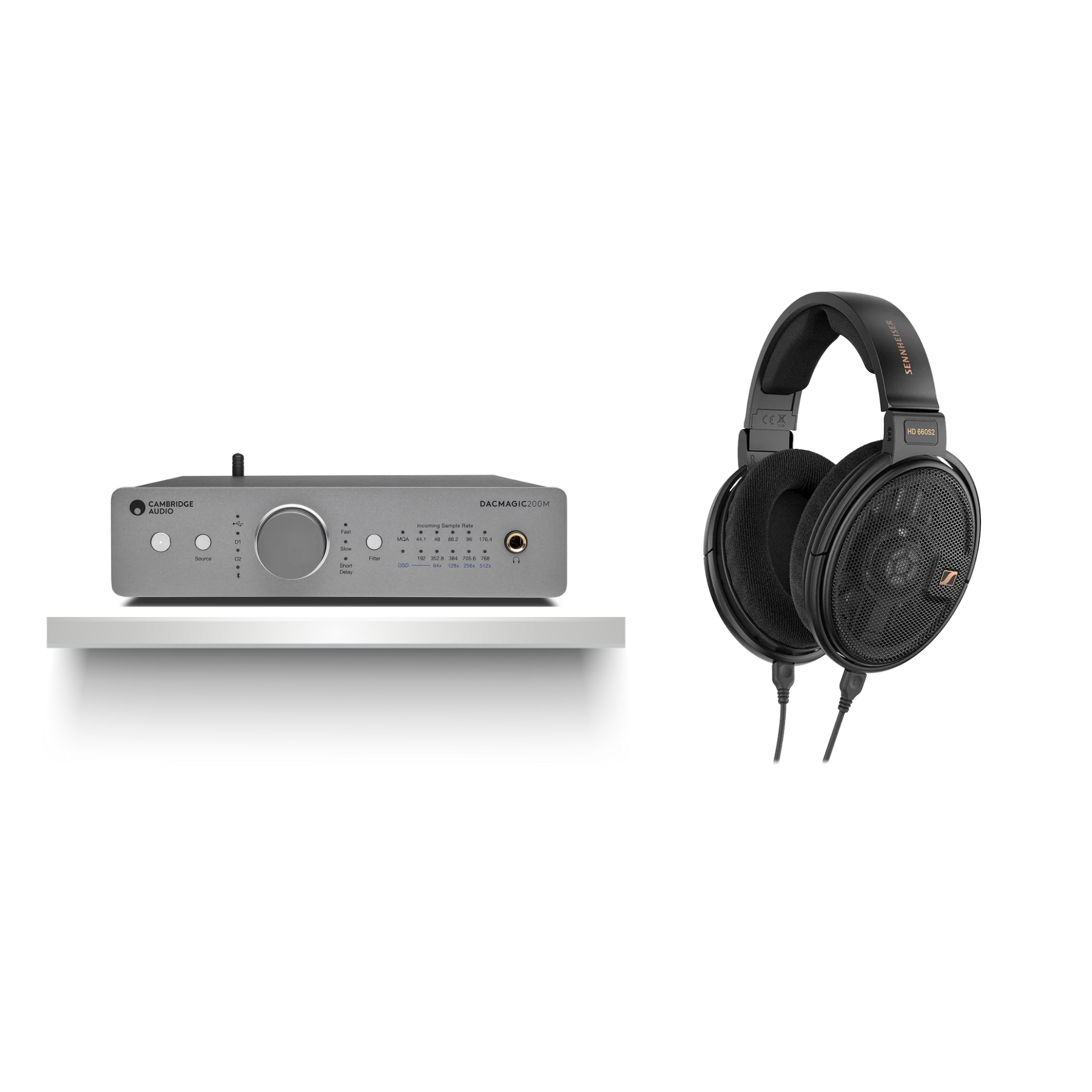 Audífonos HD660s Sennheiser + DAC Dacmagic 200M Cambridge Audio