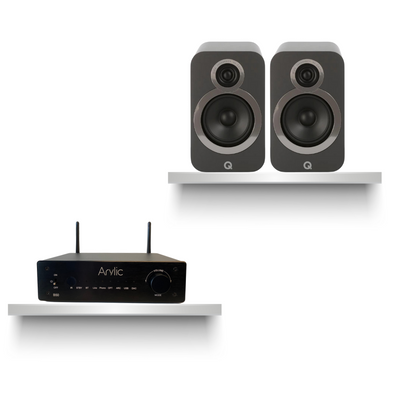 Kit Good Parlantes Bookshelf 3030i + Amplificador Arylic B50SE