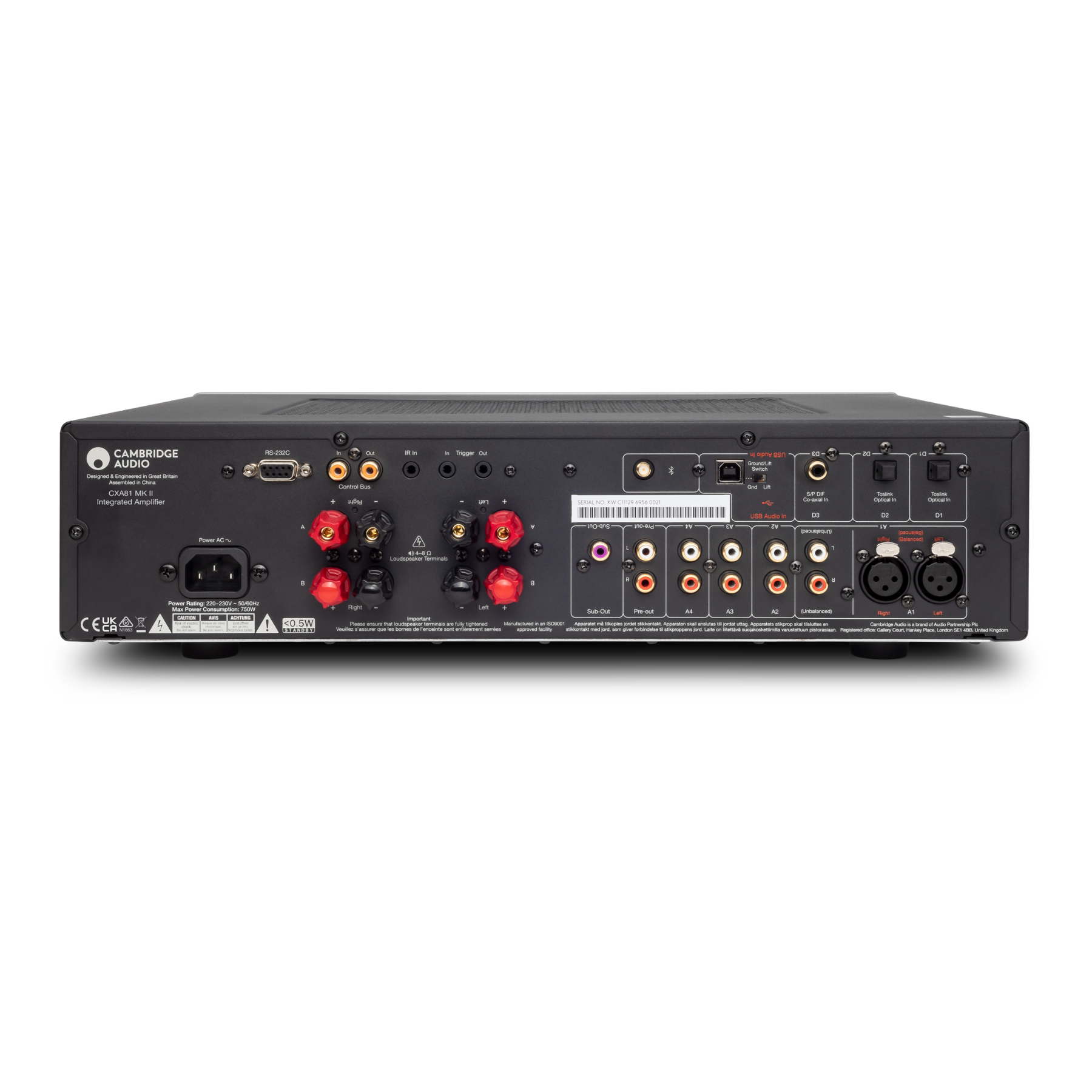 Cxa81 Mk Ii Amplificador Integrado Cambridge Audio Integrado