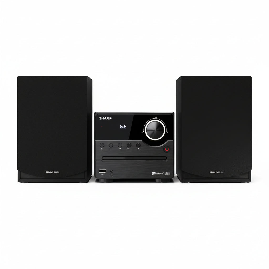 Microcomponente Sharp XL-B512 CD-Player USB Bluetooth Radio FM Negro microcomponente