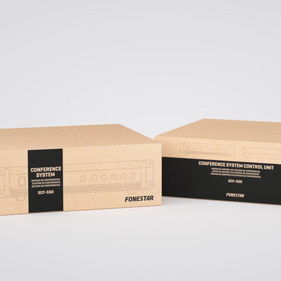 Unidad de control para sistemas de conferencias amplificado 50+50W SCF-550 Fonestar