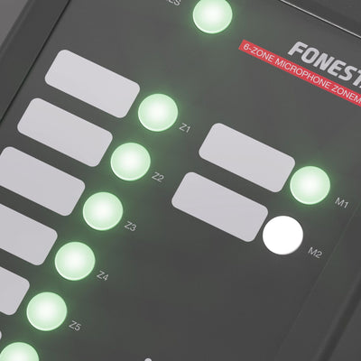 Micrófono de zonas con mensajes grabados ZONEMIC-6 Fonestar