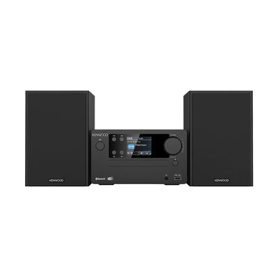 Kenwood M-725DAB negro - vista frontal centrada