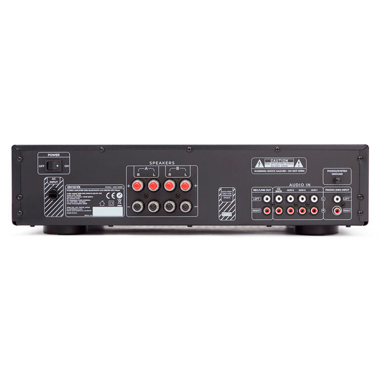 (USADO) Amplificador Estéreo Aiwa Bluetooth/USB AMU-120BTBK