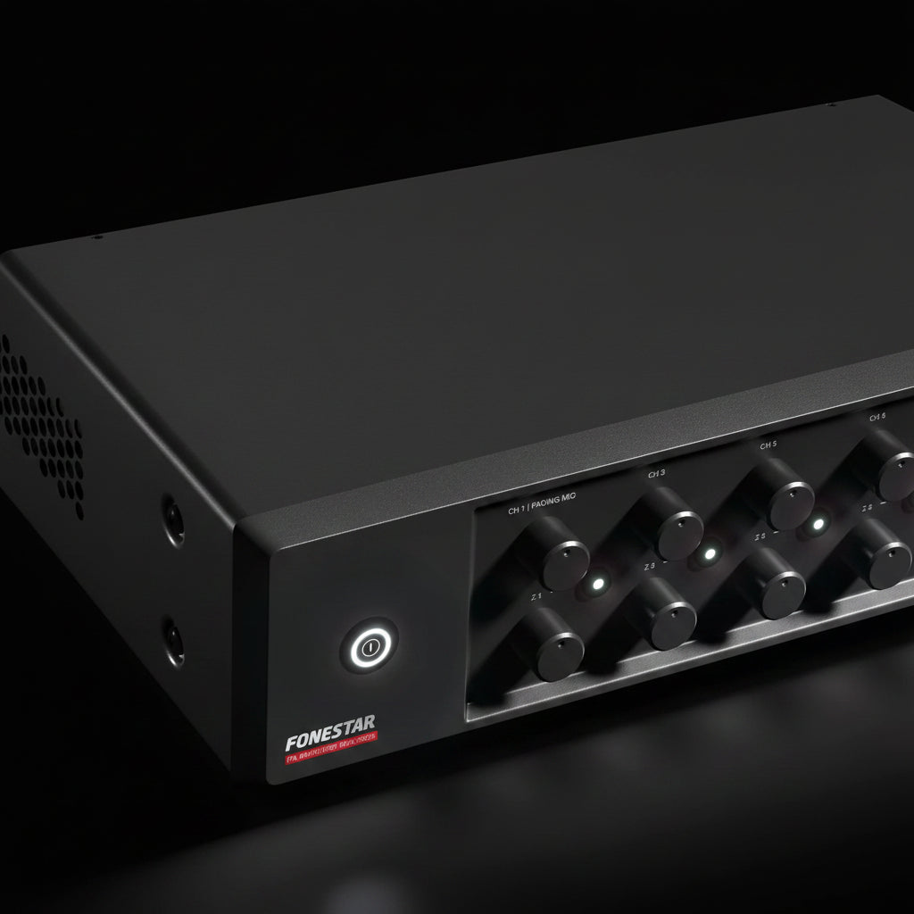 AMPLIFICADOR MEGAFONIA FONESTAR MAX-480Z 480 W RMS