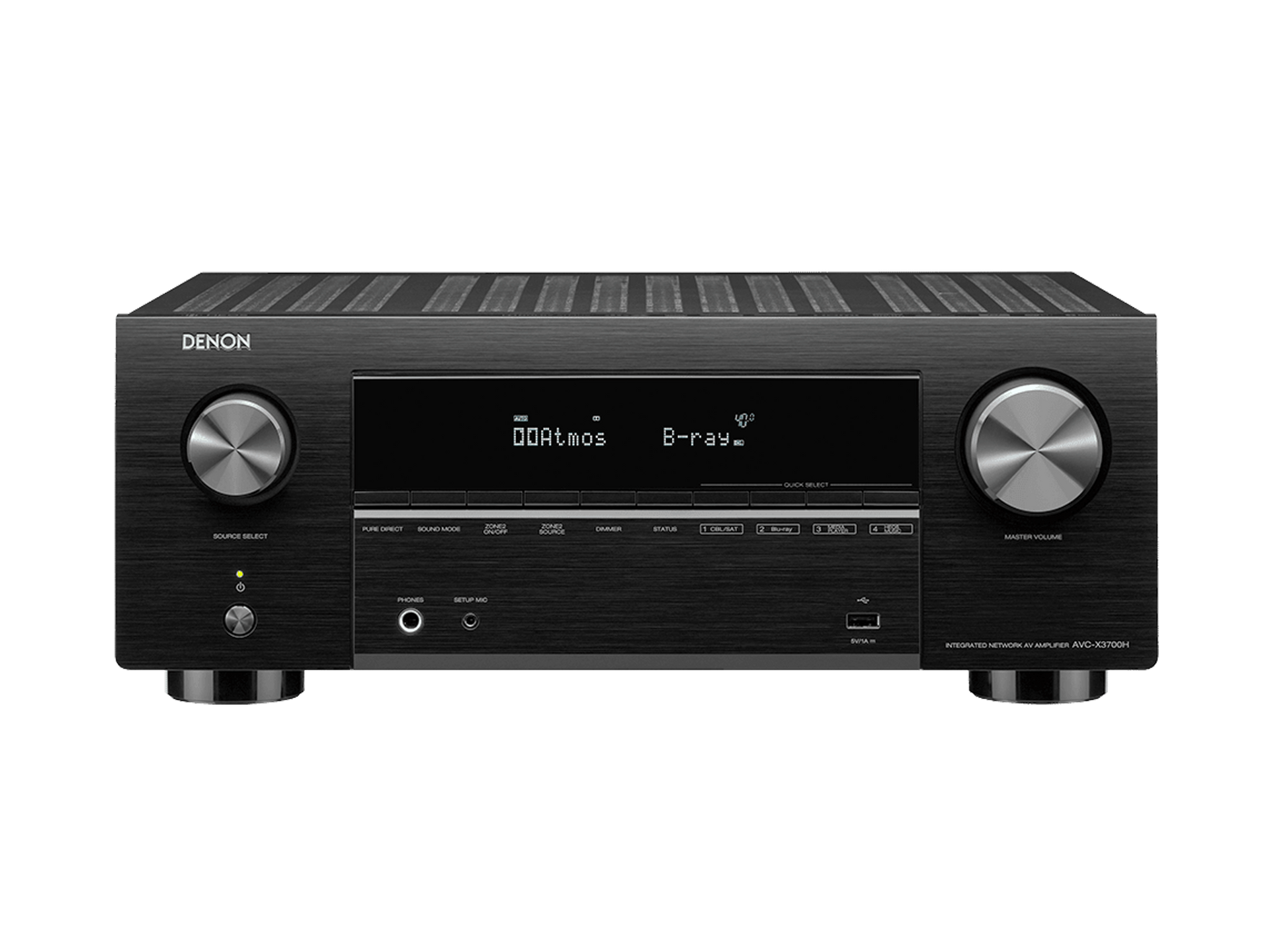 Receiver AV 9.2 CH 8K Atmos Denon AVR-X3700H – HiFi